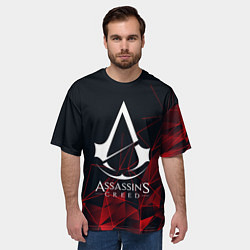 Футболка оверсайз мужская ASSASSINS CREED, цвет: 3D-принт — фото 2