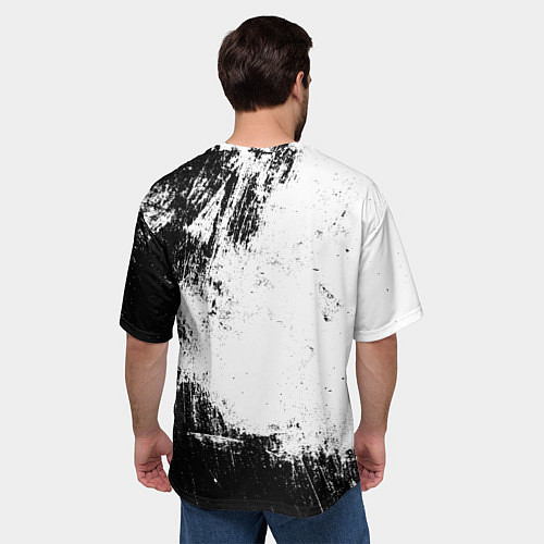 Мужская футболка оверсайз Assasin's creed / 3D-принт – фото 4