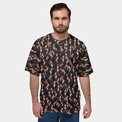 Футболка оверсайз мужская Растерянный Траволта, цвет: 3D-принт — фото 2