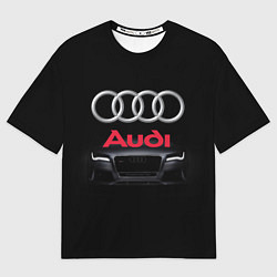 Футболка оверсайз мужская AUDI, цвет: 3D-принт