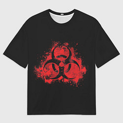 Футболка оверсайз мужская Plague Inc, цвет: 3D-принт