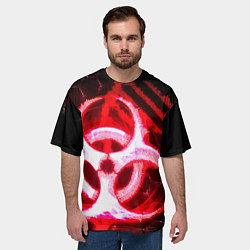 Футболка оверсайз мужская Plague Inc ShB Oko, цвет: 3D-принт — фото 2
