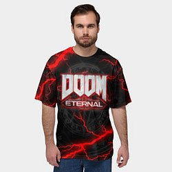 Футболка оверсайз мужская DOOM ETERNAL, цвет: 3D-принт — фото 2