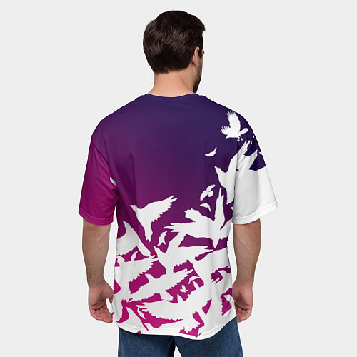 Мужская футболка оверсайз Three Days Grace / 3D-принт – фото 4