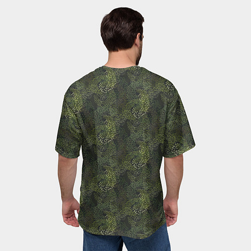 Мужская футболка оверсайз С 23 февраля котоны / 3D-принт – фото 4