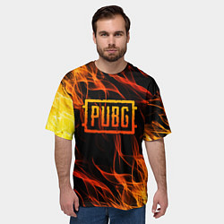 Футболка оверсайз мужская PUBG, цвет: 3D-принт — фото 2