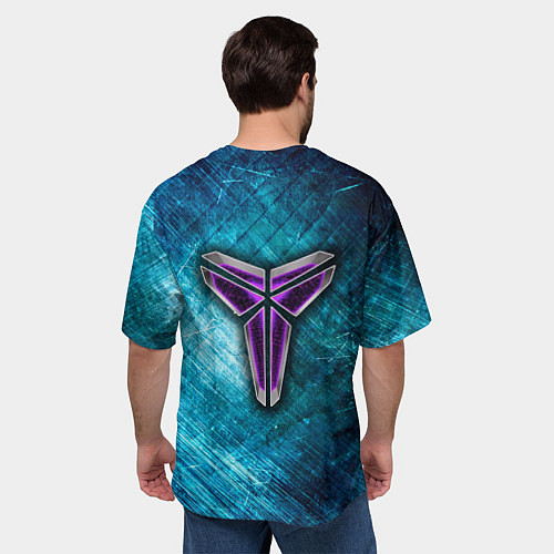 Мужская футболка оверсайз Kobe Bryant / 3D-принт – фото 4