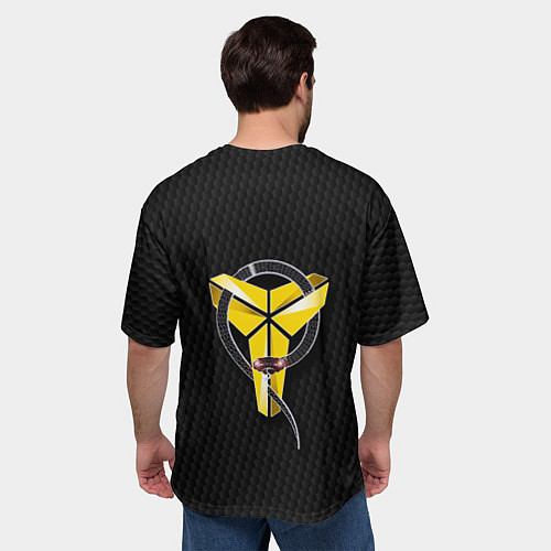 Мужская футболка оверсайз Kobe Bryant / 3D-принт – фото 4