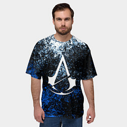 Футболка оверсайз мужская ASSASSINS CREED, цвет: 3D-принт — фото 2