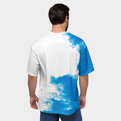 Мужская футболка оверсайз ВДВ / 3D-принт – фото 4