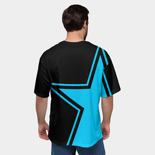Мужская футболка оверсайз ВДВ / 3D-принт – фото 4
