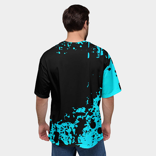 Мужская футболка оверсайз ВДВ / 3D-принт – фото 4