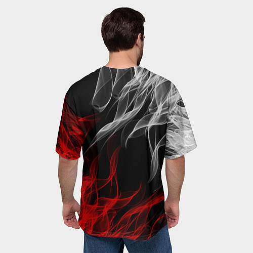 Мужская футболка оверсайз UMBRELLA CORP / 3D-принт – фото 4