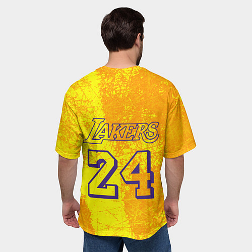 Мужская футболка оверсайз Kobe Bryant / 3D-принт – фото 4