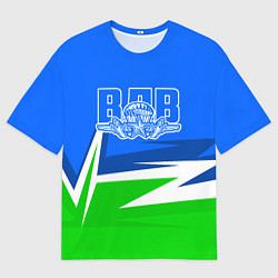 Футболка оверсайз мужская ВДВ, цвет: 3D-принт