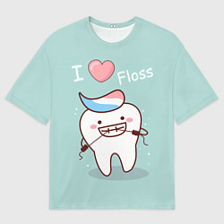 Футболка оверсайз мужская Tooth, цвет: 3D-принт