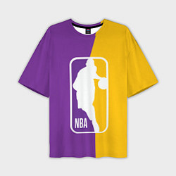 Футболка оверсайз мужская NBA Kobe Bryant, цвет: 3D-принт