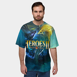 Футболка оверсайз мужская Heroes of Might and Magic, цвет: 3D-принт — фото 2