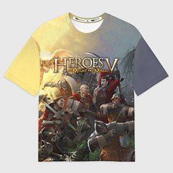 Футболка оверсайз мужская Heroes of Might and Magic, цвет: 3D-принт