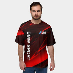 Футболка оверсайз мужская BMW БМВ Z, цвет: 3D-принт — фото 2