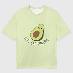 Футболка оверсайз мужская Авокадо, цвет: 3D-принт