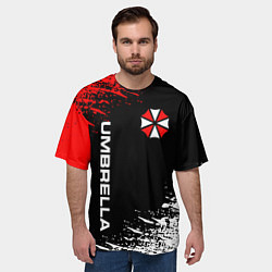 Футболка оверсайз мужская UMBRELLA CORPORATION, цвет: 3D-принт — фото 2