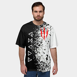 Футболка оверсайз мужская THE WITCHER, цвет: 3D-принт — фото 2