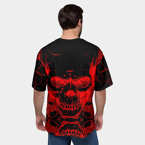 Мужская футболка оверсайз ACDC / 3D-принт – фото 4