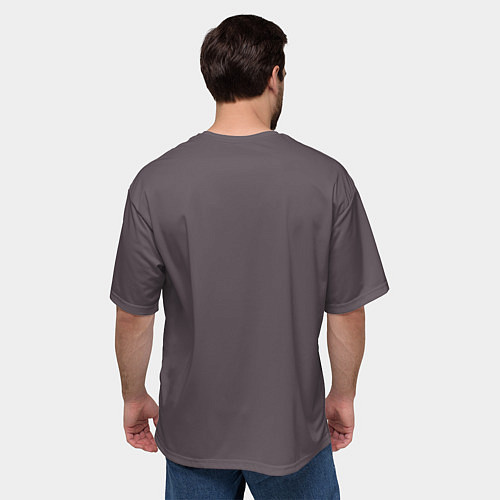 Мужская футболка оверсайз Черный ворон / 3D-принт – фото 4