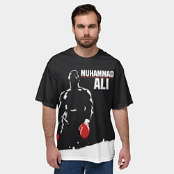Футболка оверсайз мужская Muhammad Ali, цвет: 3D-принт — фото 2