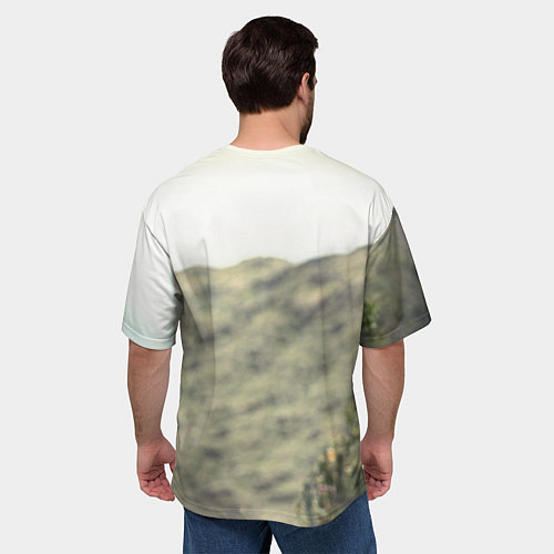 Мужская футболка оверсайз Ведьмак / 3D-принт – фото 4