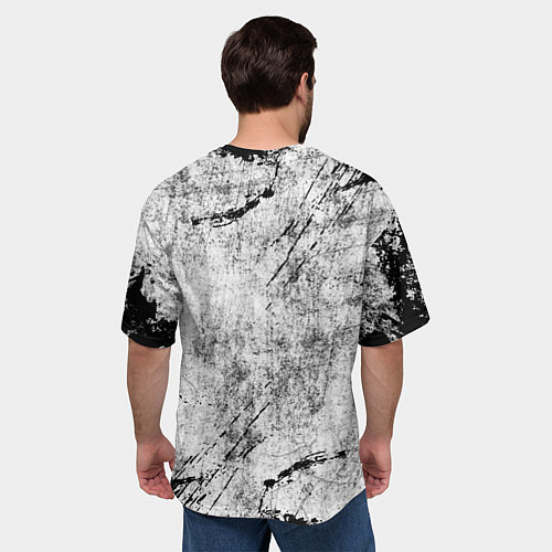 Мужская футболка оверсайз Безразличие / 3D-принт – фото 4