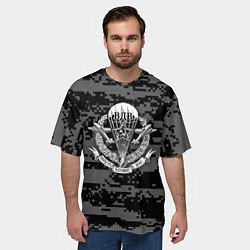 Футболка оверсайз мужская ВДВ СССР, цвет: 3D-принт — фото 2
