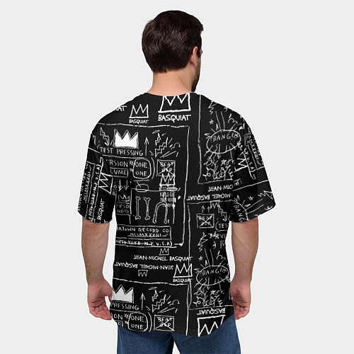 Мужская футболка оверсайз Динозавр в короне от Баския / 3D-принт – фото 4