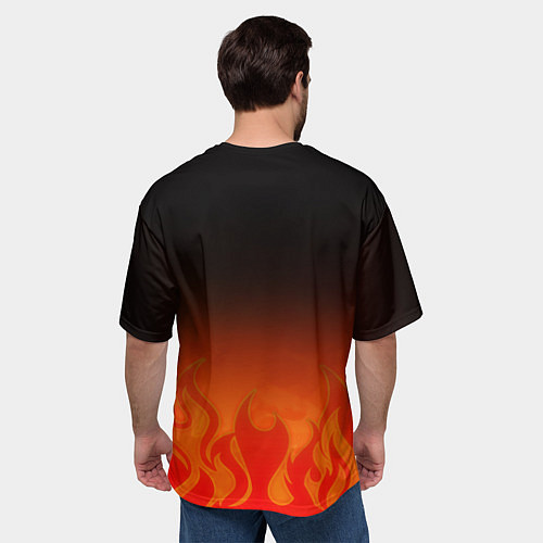 Мужская футболка оверсайз Король и Шут / 3D-принт – фото 4