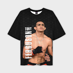 Футболка оверсайз мужская EL CUCUY Tony Ferguson, цвет: 3D-принт