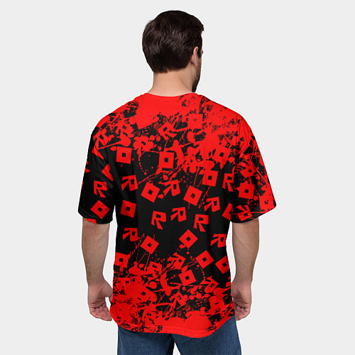 Мужская футболка оверсайз Roblox / 3D-принт – фото 4