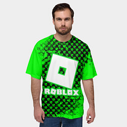 Футболка оверсайз мужская Roblox, цвет: 3D-принт — фото 2