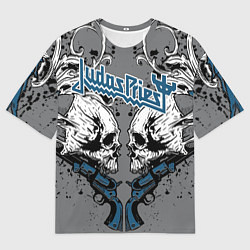 Футболка оверсайз мужская Judas Priest, цвет: 3D-принт