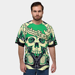 Футболка оверсайз мужская Judas Priest, цвет: 3D-принт — фото 2