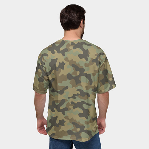 Мужская футболка оверсайз Roblox 23 February Camouflage / 3D-принт – фото 4