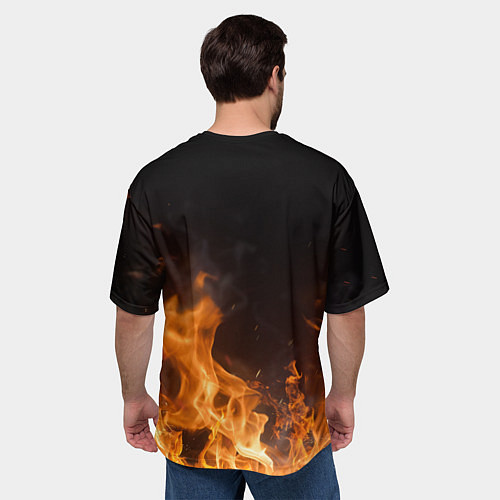 Мужская футболка оверсайз FREE FIRE / 3D-принт – фото 4