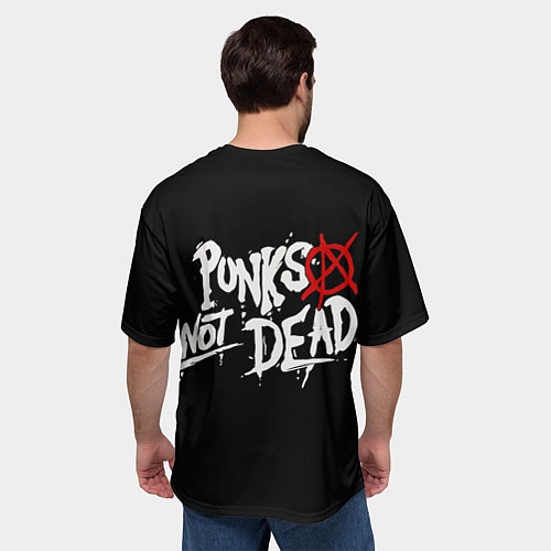 Мужская футболка оверсайз The Exploited / 3D-принт – фото 4