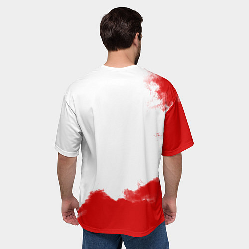 Мужская футболка оверсайз Войска связи / 3D-принт – фото 4