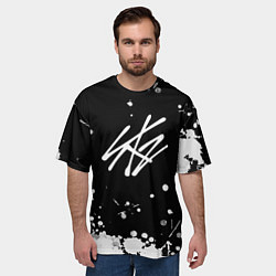 Футболка оверсайз мужская Stray Kids, цвет: 3D-принт — фото 2