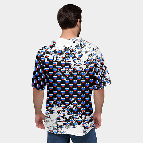 Мужская футболка оверсайз CountryHumans / 3D-принт – фото 4