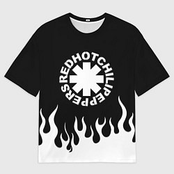 Футболка оверсайз мужская Red Hot Chili Peppers, цвет: 3D-принт