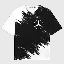 Футболка оверсайз мужская MERCEDES, цвет: 3D-принт