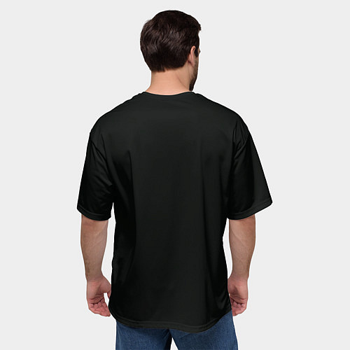 Мужская футболка оверсайз Pyrokinesis / 3D-принт – фото 4