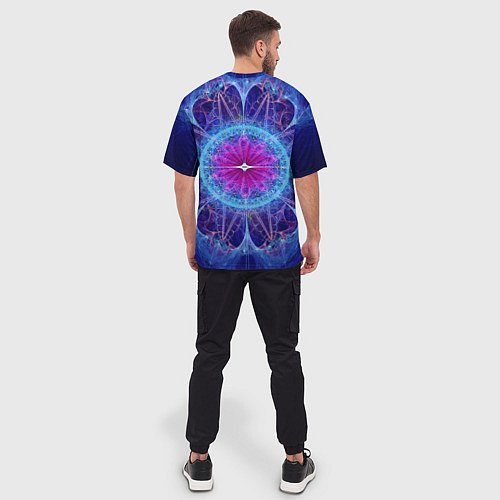 Мужская футболка оверсайз Mandala 2 / 3D-принт – фото 4
